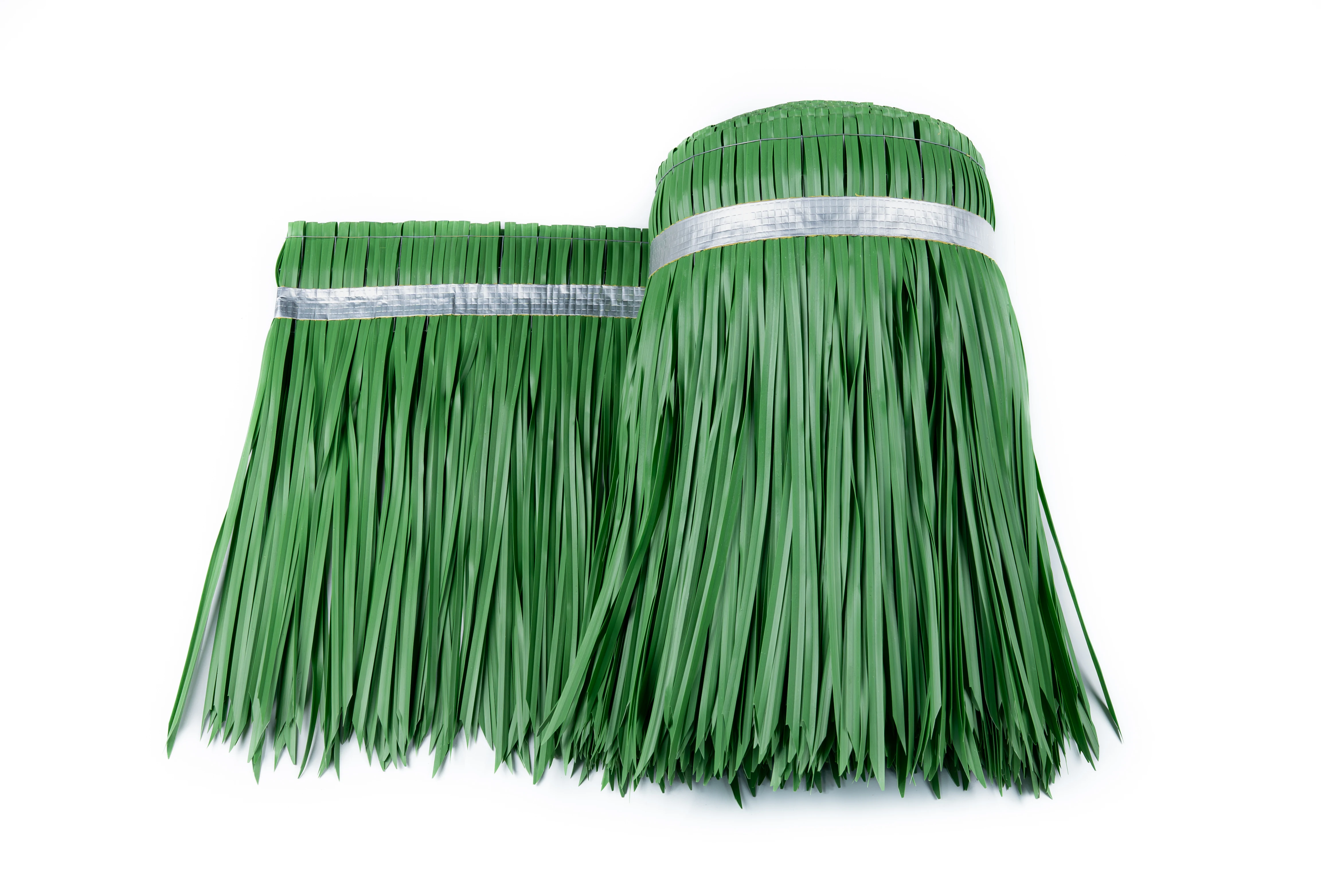 Good Quality Ecofriendly Fire Resistant Pe Pvc Thatch Roof Synthetic Plastic Artificial Thatch Roof Tiles