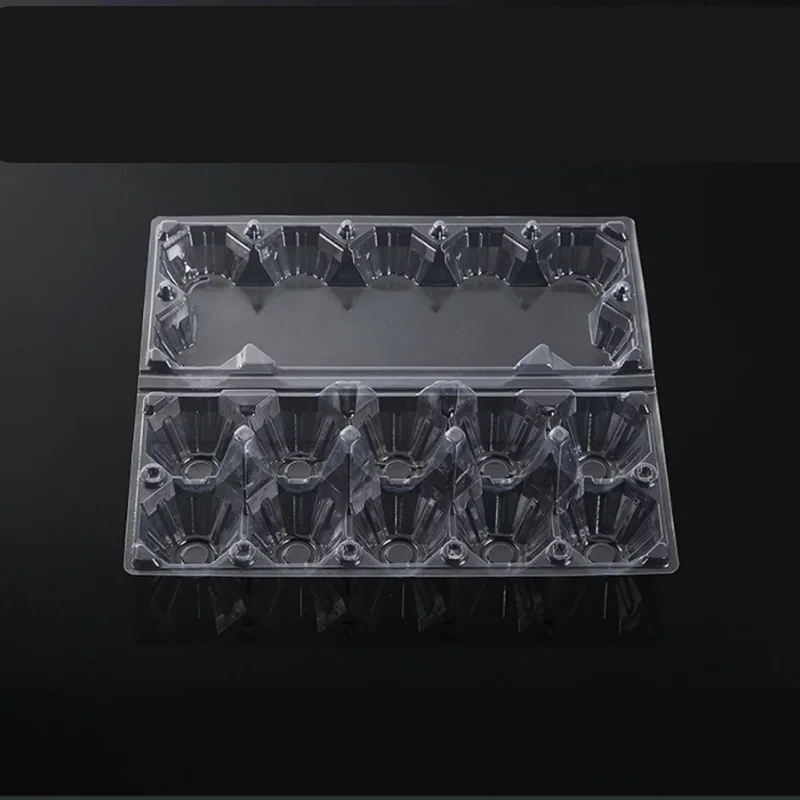 
Wholesale Clear 15 Cell 10 Cell Pack Plastic Tray Packaging Plastic Egg Tray Blister Tray For Egg 