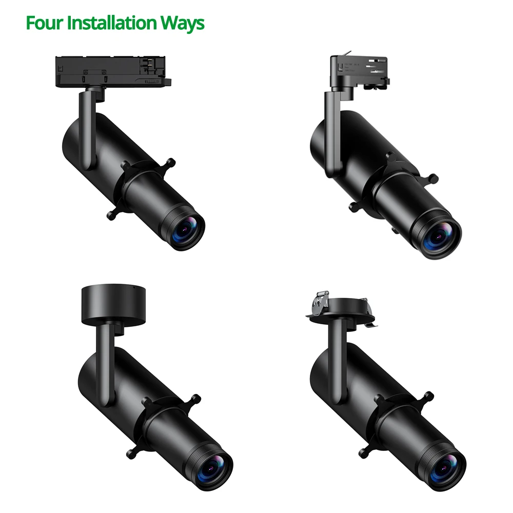 Smart Dimmable Track Spot Light Shapeable 30W 35W Ultra Wide Beam Angle Museum Shapeable Projector Light