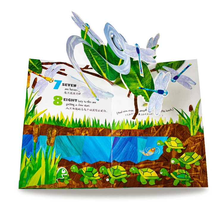Professional Supplier Children Early Education CMYK Printing Service Fancy pop up Book Custom