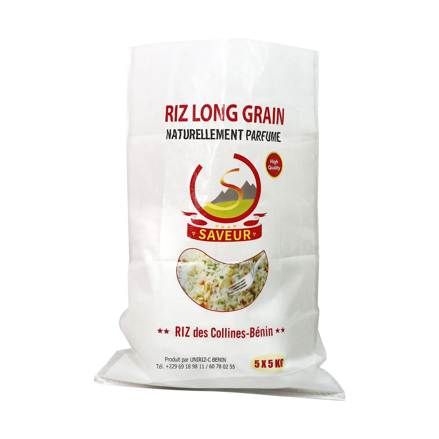 
Factory Customized 25kg, 50kg White Plastic PP Woven Chemical Resistances Bag for Powder, Fertilizer, Rice, Sugar, Flour, Cement 