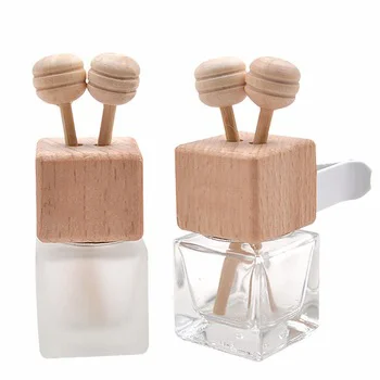 Wholesale frosted 5ml Car Perfume diffuser Car hanging glass Air Freshener Bottle manufacturer factory supplier