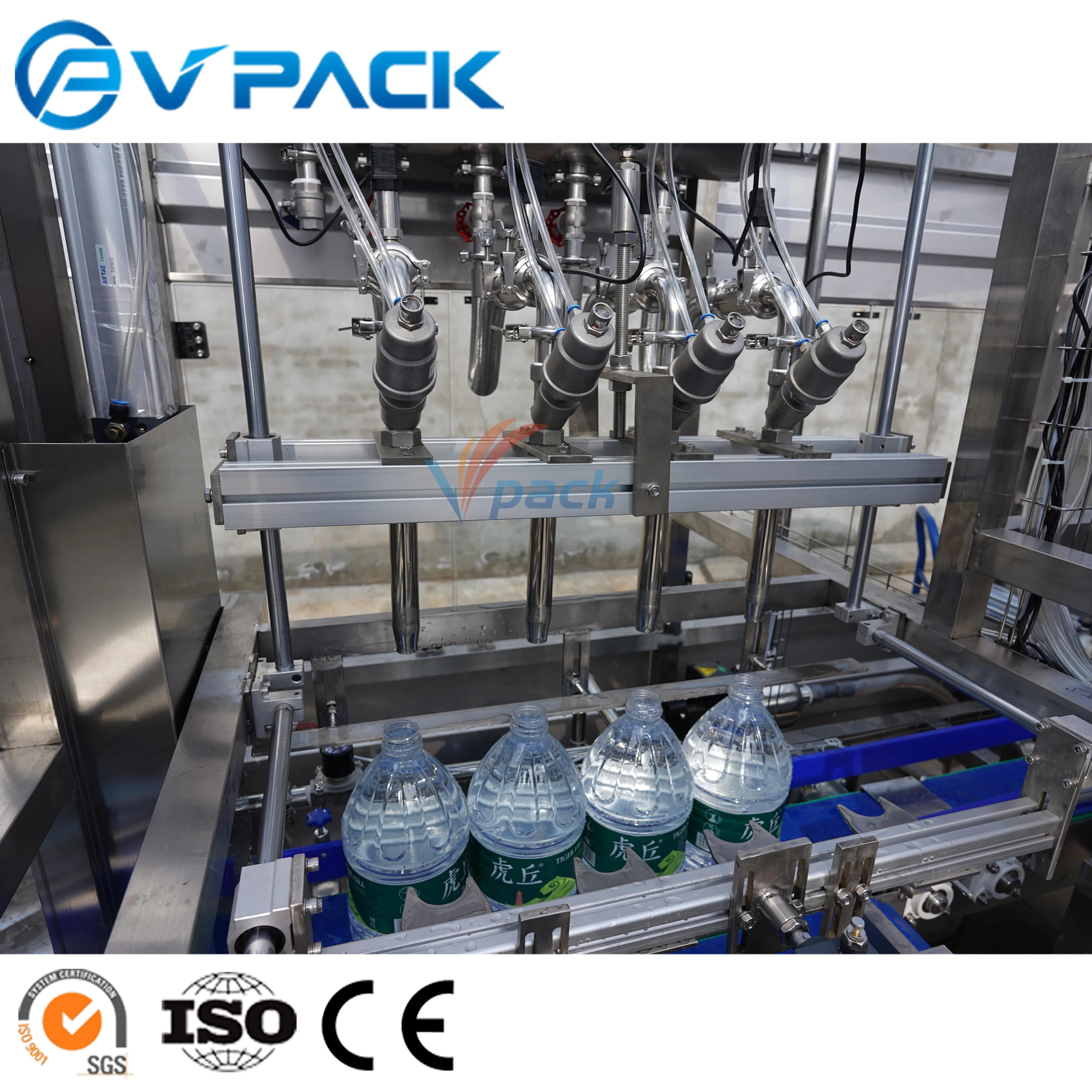 3-10L  bottle water washing  filling and capping production line 3 in 1/llenado de agua de botella grande/ 3-10L 1-3 Gallon