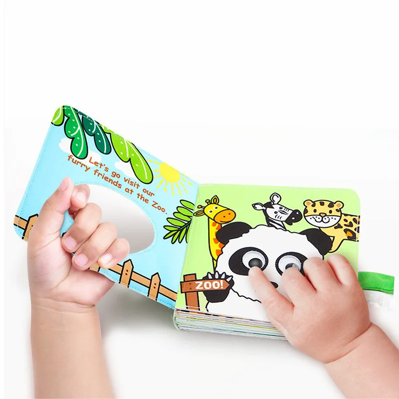 SEEJOYOU Wholesale OEM Early Learning Kids Felt Quiet Book Toy Sensory 3D Fabric  Fun Playing Busy Book
