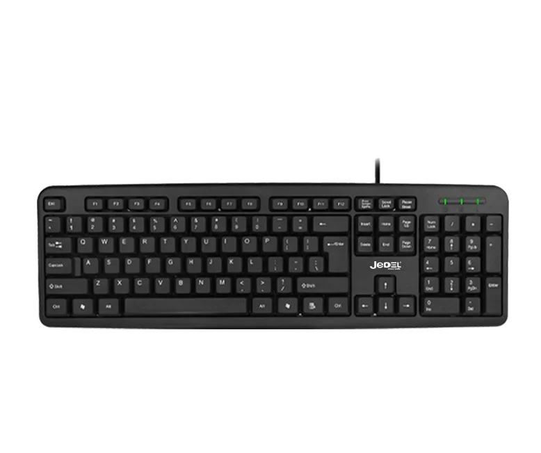 Smooth Typing Ultra Thin Keyboard Cheap Wired 104 Keys Office Keyboard Support Multiple Languages