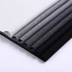 Difficult deformation faded sweat resistant rayon line check spandex fabric polyester wholesale