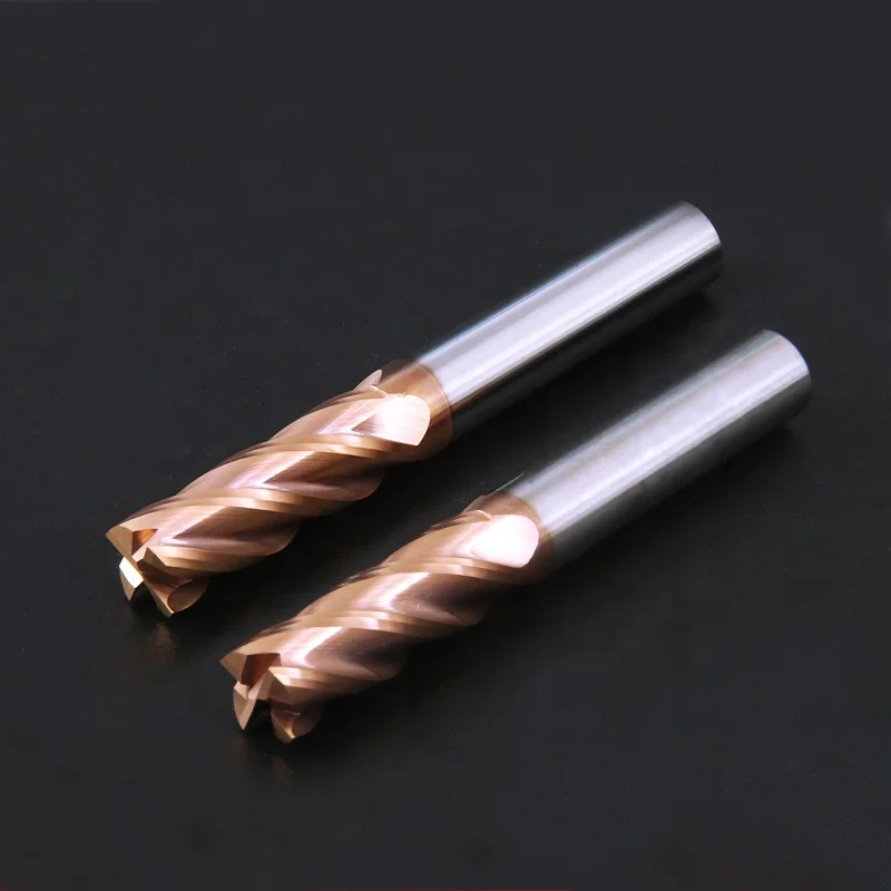 HRC60 Tungsten Carbide End Mill CNC Cutting Tools Flat Endmill Lathe Tool
