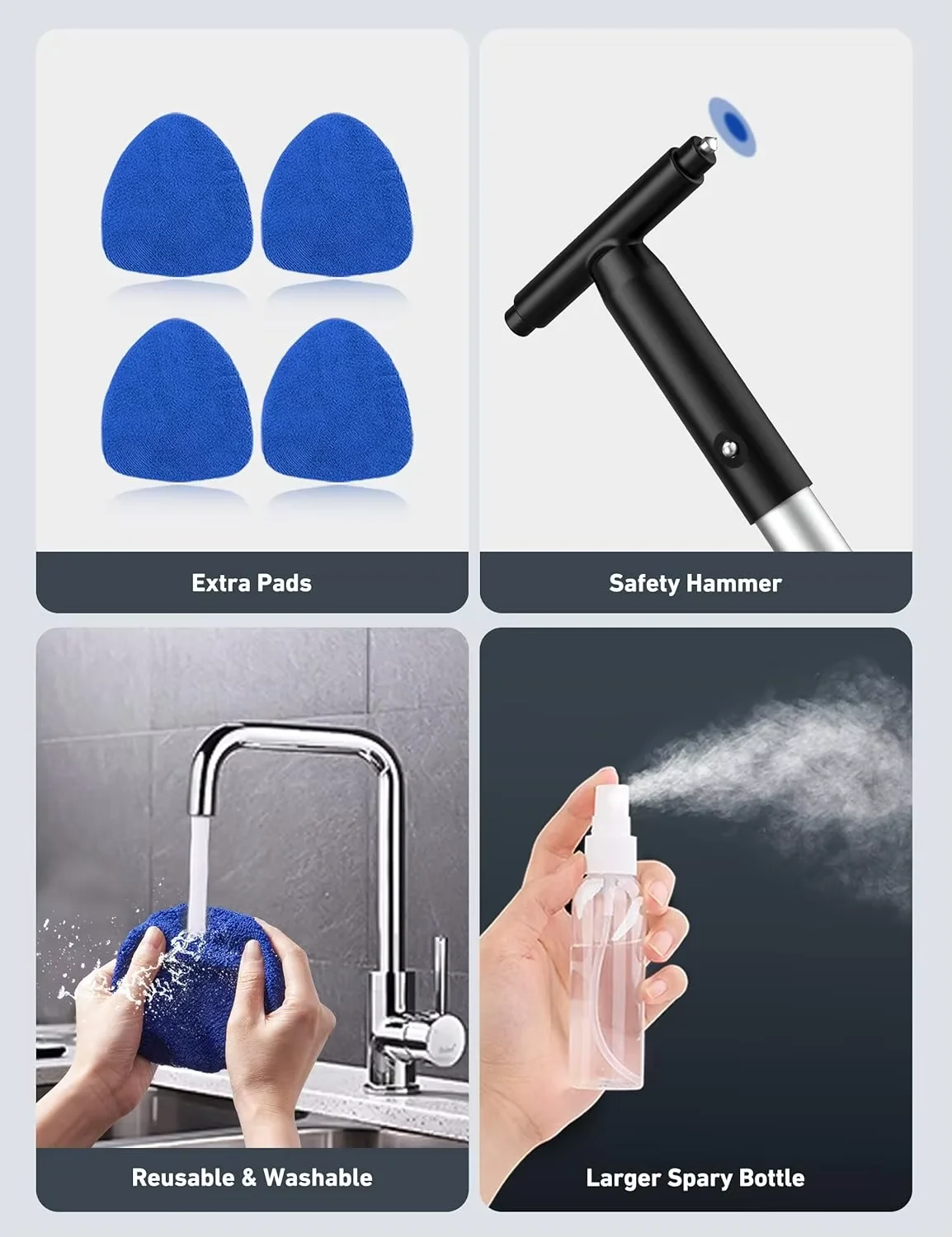 Wholesale Fog Water Dust Remove Cleaning Cloth Brush Car Windshield Cleaning Tool With Extendable Handle