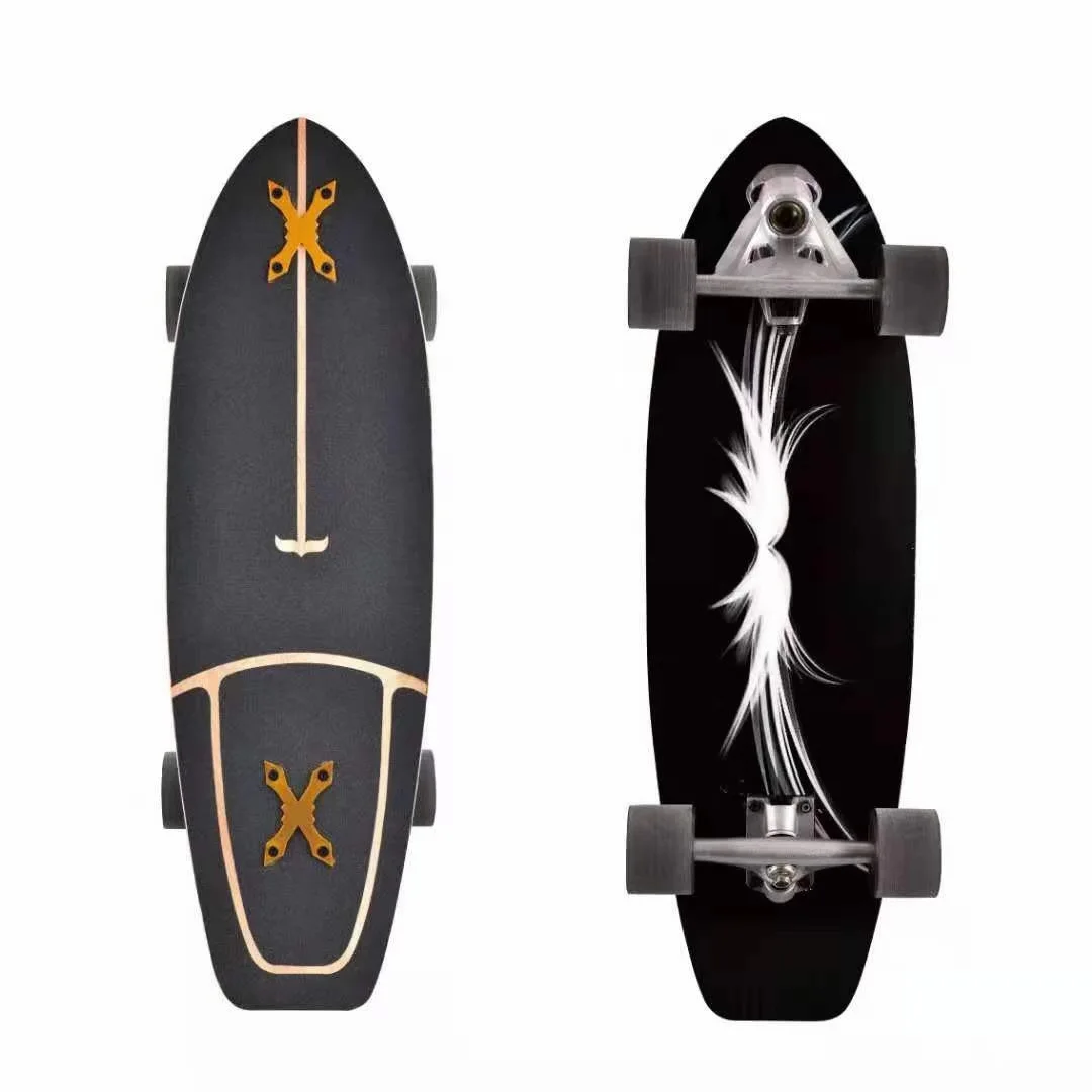 Factory Supply CX7 Northeast Maple/Russia Maple Free Turn 30-Inch Drift Board/Skateboard Deck for Adults