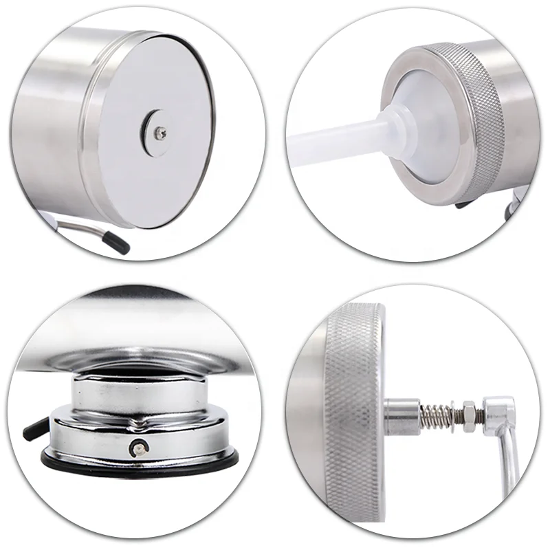 5 LBS Horizontal Stainless Steel Sausage Stuffer Meat Filler