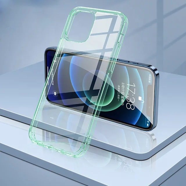 2022 Silicon Tempered Glass+TPU Clear Phone Case For iPhone 12 Pro max Glass Case Cover for iPhone 13 1 14 Max