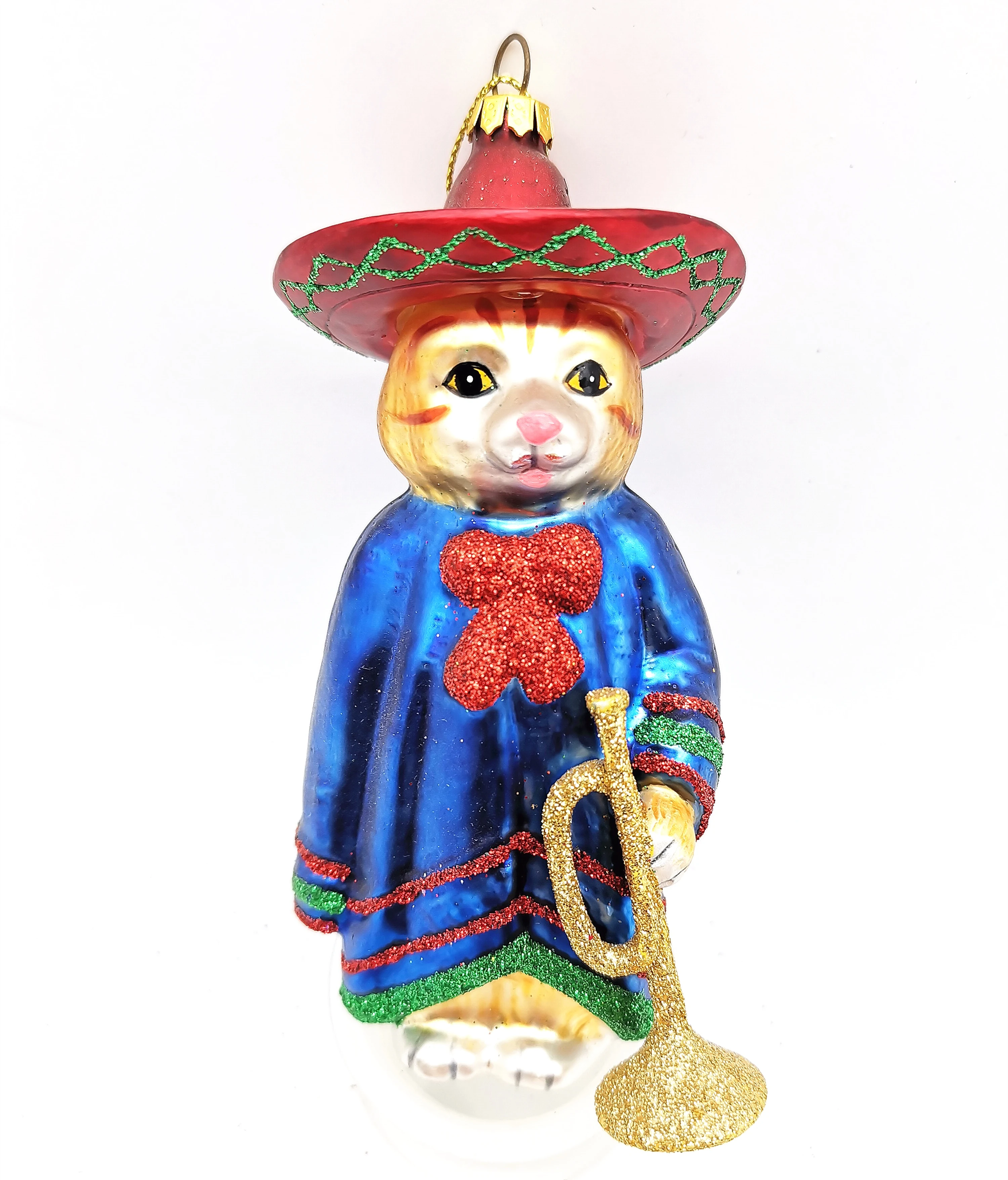 Hand Blown Glass Figurine Toy Animal Christmas Ornaments