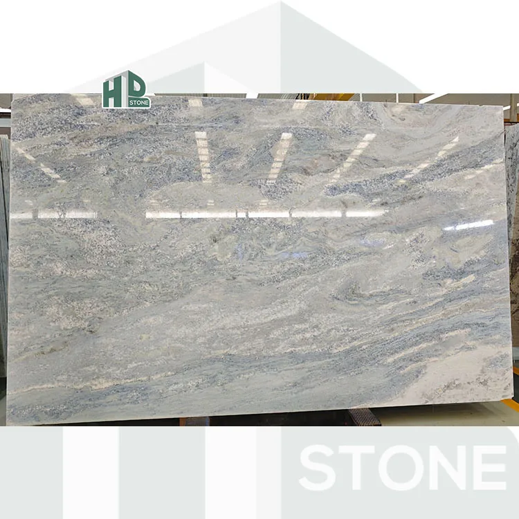 Cheapest Price White Natural Marble Stone Floor Tiles with Blue Veins