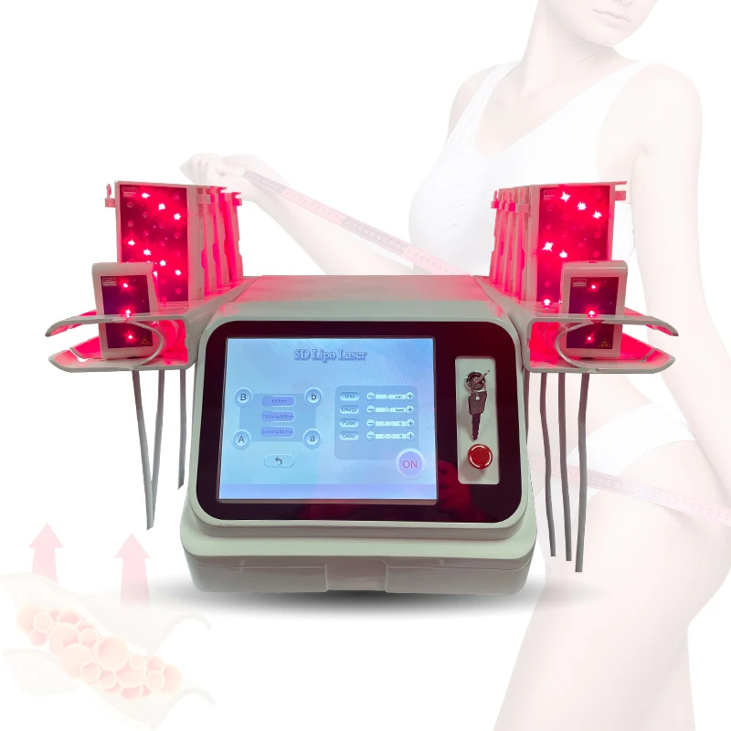 Smart  lipo laser body slimming machine  lipo slim 635 nm red laser slimming device