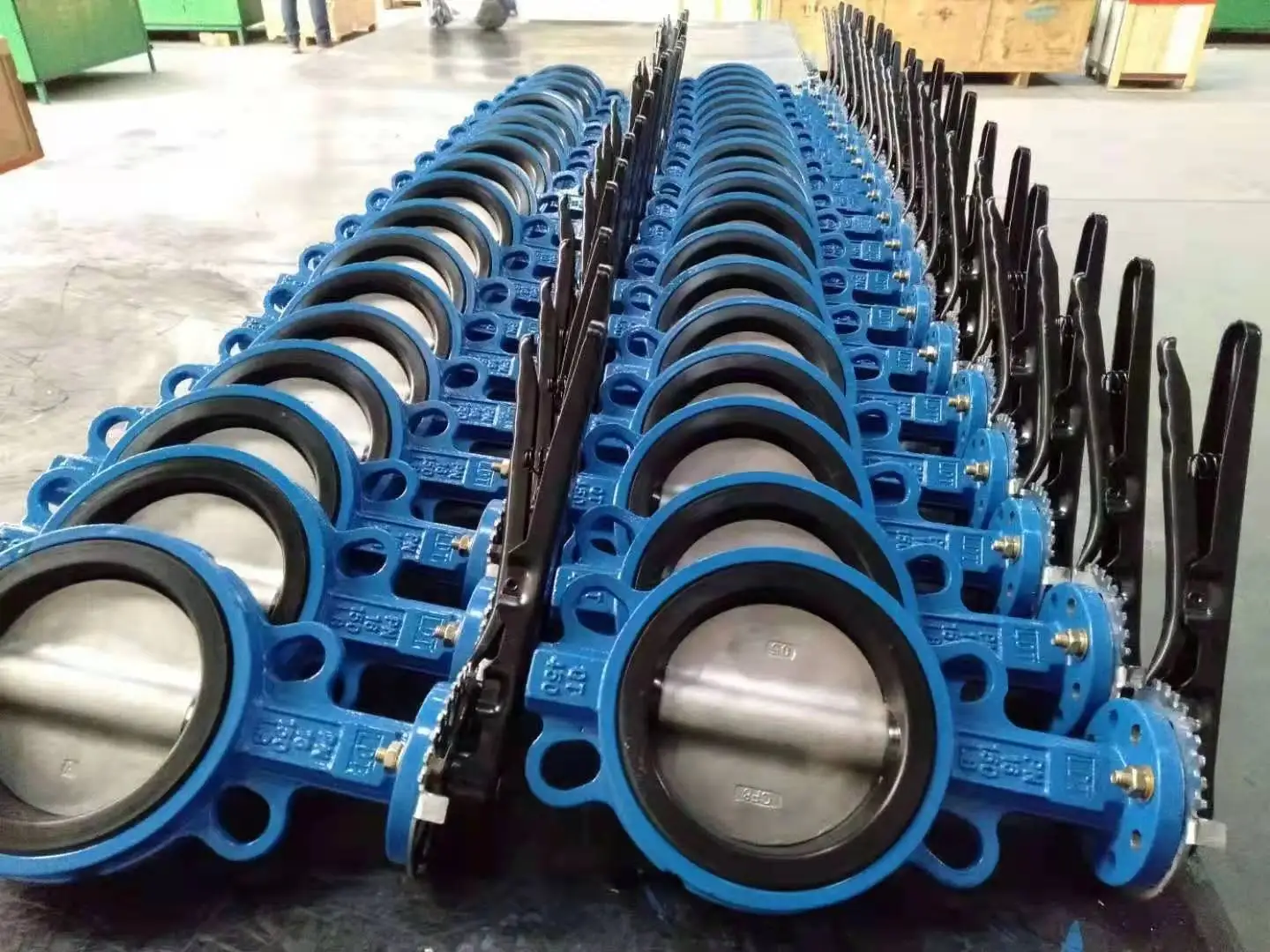 Wholesale Valve Supplier DN100 Hand Lever Rubber Seat Butterfly Valve With Good Price
