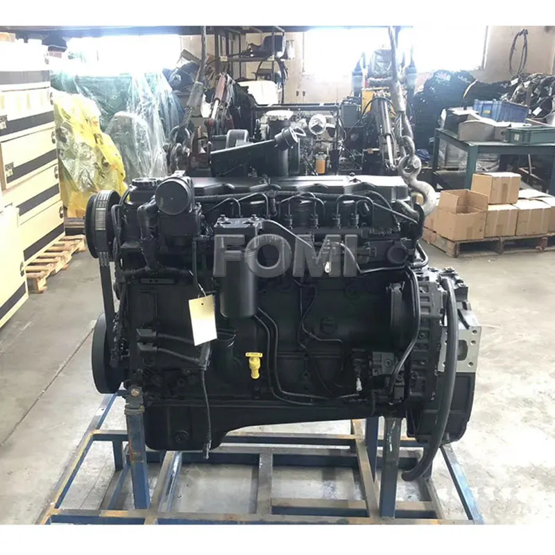 FOMI New  Excavator Parts QSC8.3 Diesel Engine Motor 6D114E-3 6D114-3 Engine Assembly For Cummins QSC8.3 Engine