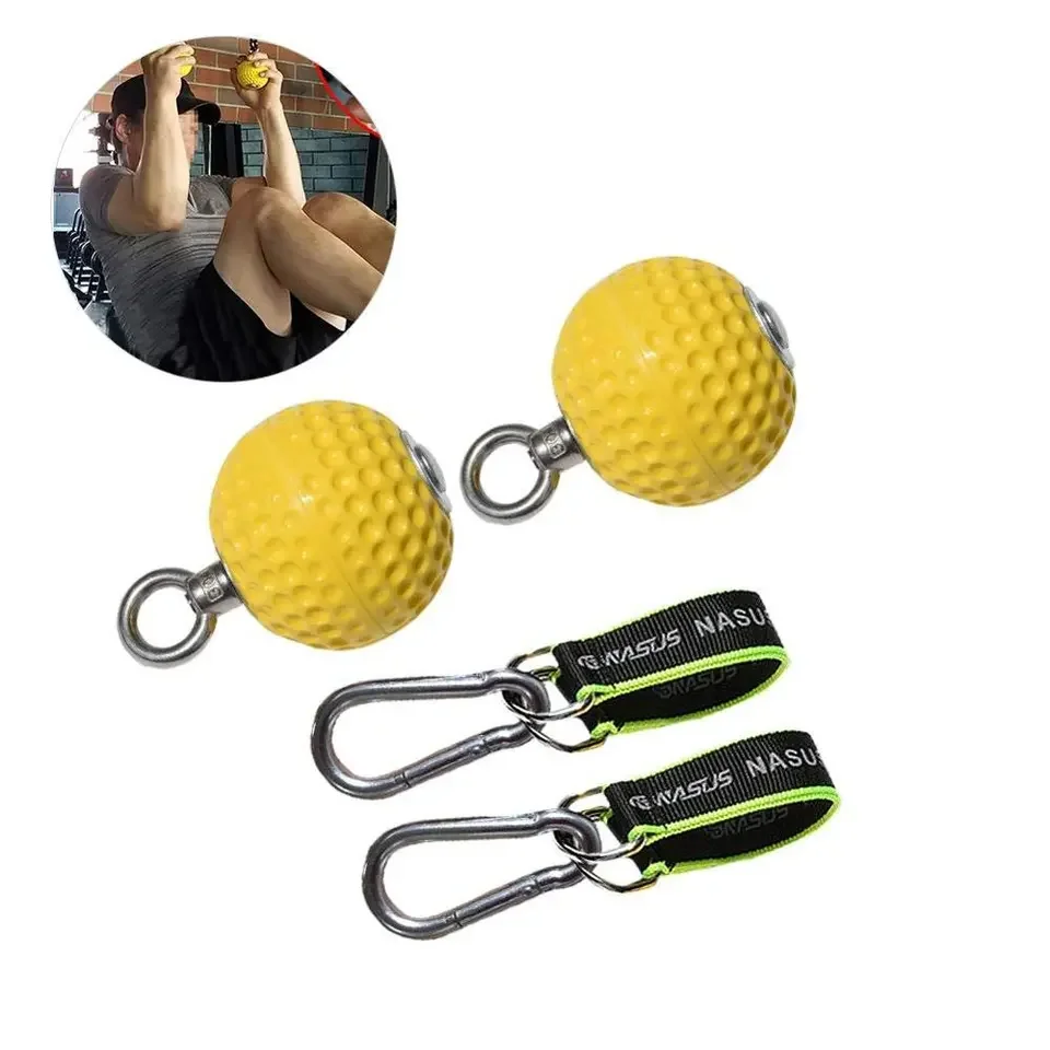 Training Arm Force Finger Workout Tool Pull Up Ball Power Wrists Hand Grip Strength Fitness Ball Kits Hanging Climbing Ball