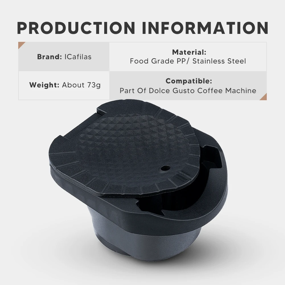 Капсула для кафе многоразовая dolce gusto cafe адаптер капсулы Nespresso Dolce Gusto Genio S Plus маленький XS