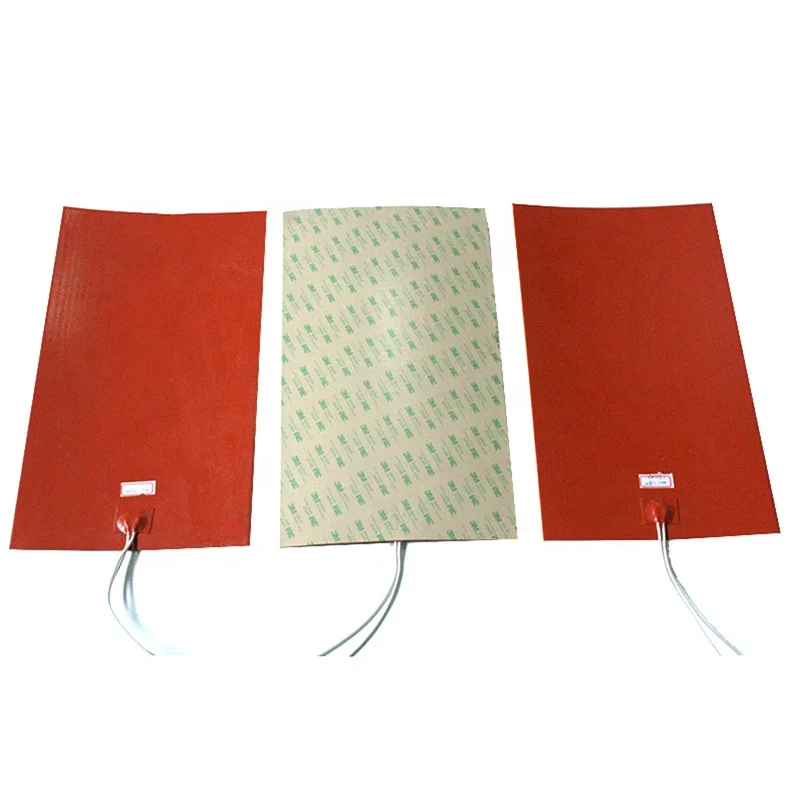 Industrial custom flexible silicone rubber heater heating pad 12v heating element