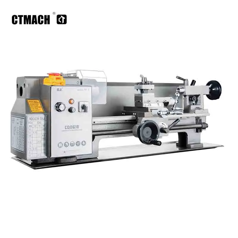 CQ0618 mini manual lathe for hobby and educational manual lathe machine 300x700 mm