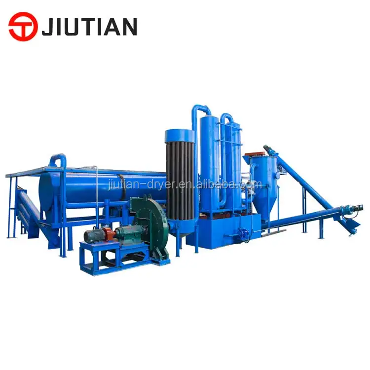  Continuous rotary sawdust biomass carbonization furnace charcoal making