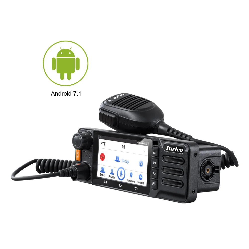 Inrico TM-9 новинка 4G LTE рация мобильное радио с сенсорным экраном sim-карта и