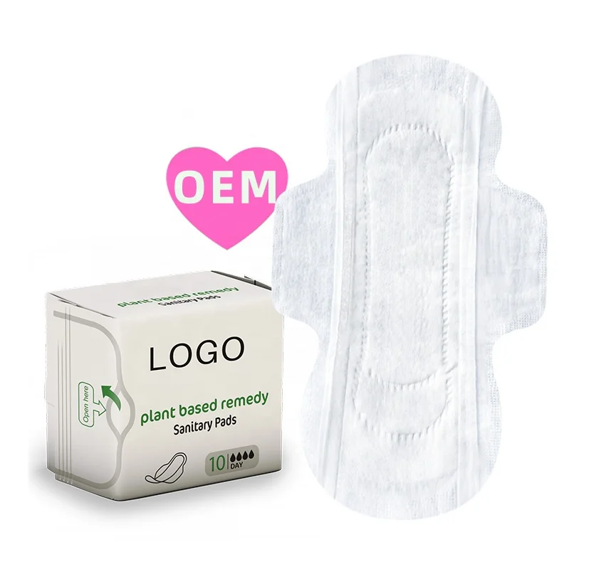Niceday organic hemp sanitary pad OEM ODM heathy menstrual pad