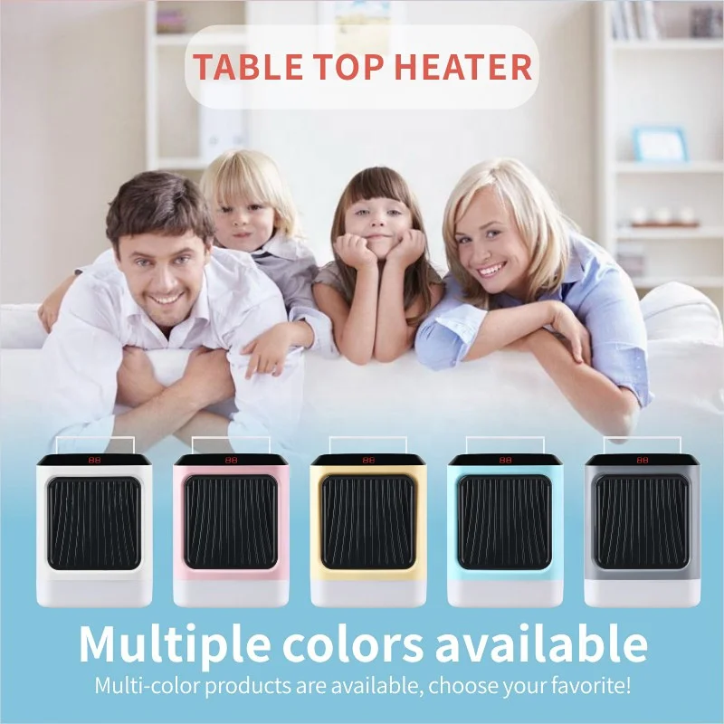Mini Indoor Home Use Portable Electric Heating Fan with Thermostat