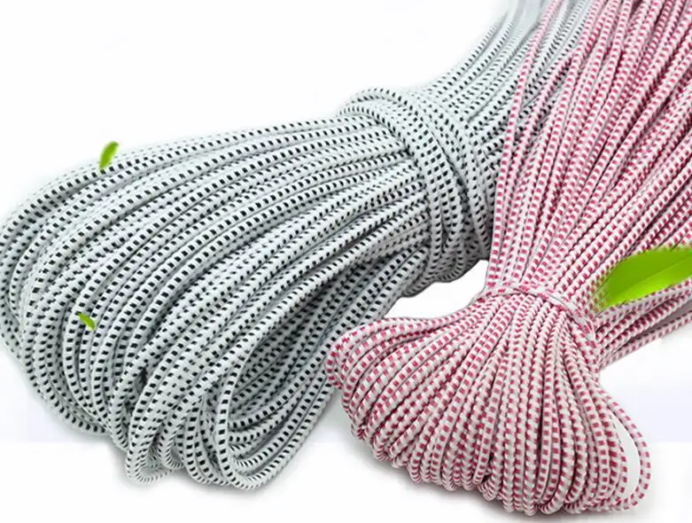 Fantastic Quality Custom Colorful Elastic Cord New Creative Rubber Polyester Latex High Usage for Shoes Bags Garments