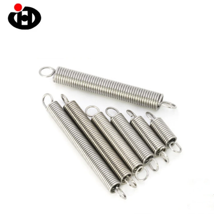 JINGHONG High Quality Stainless Steel Double Hook Small Tension Spring Stretches Strong Tension