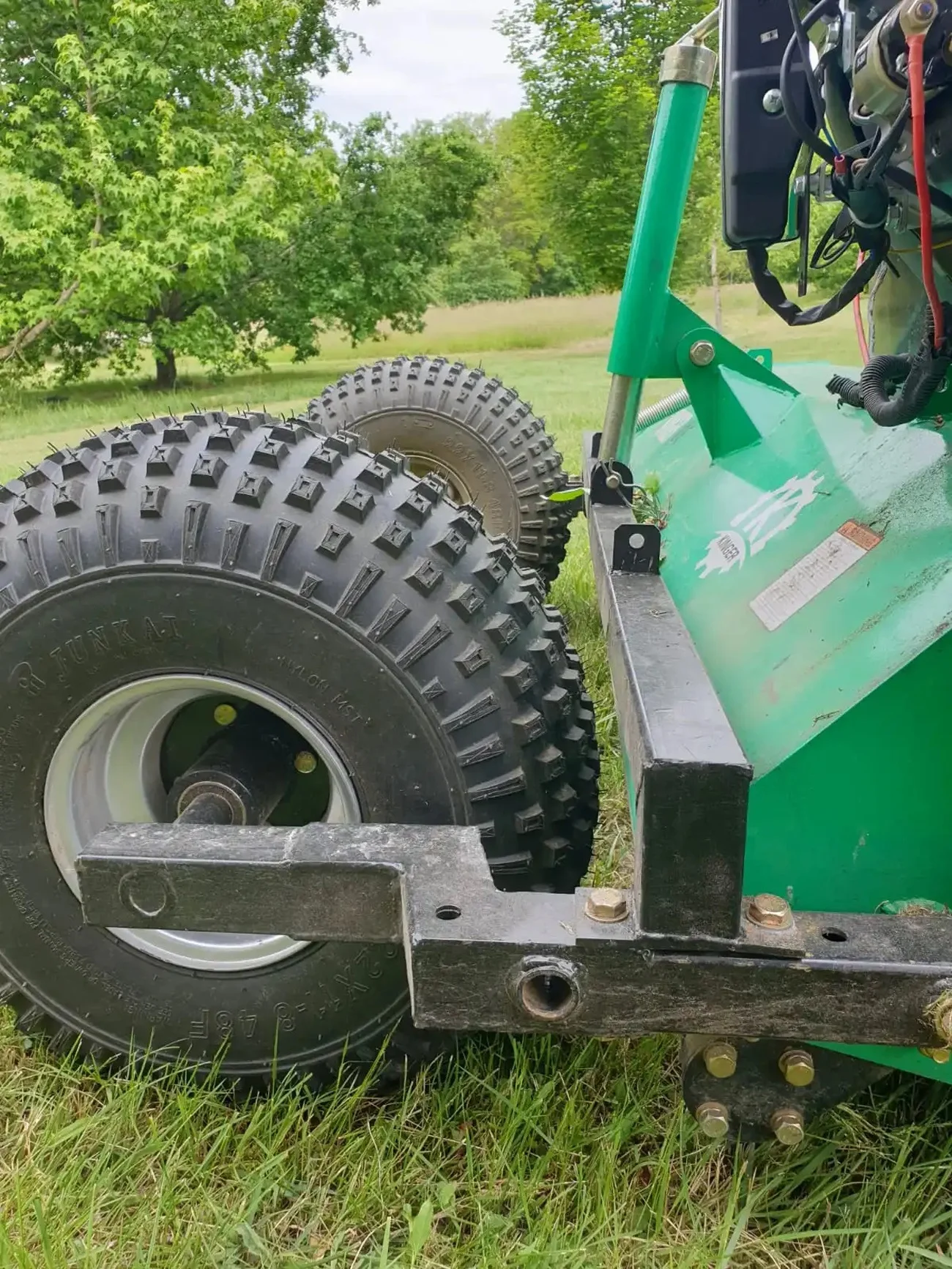 Hui crawler grass cutting machine overgrown land grass remote control lawn mower