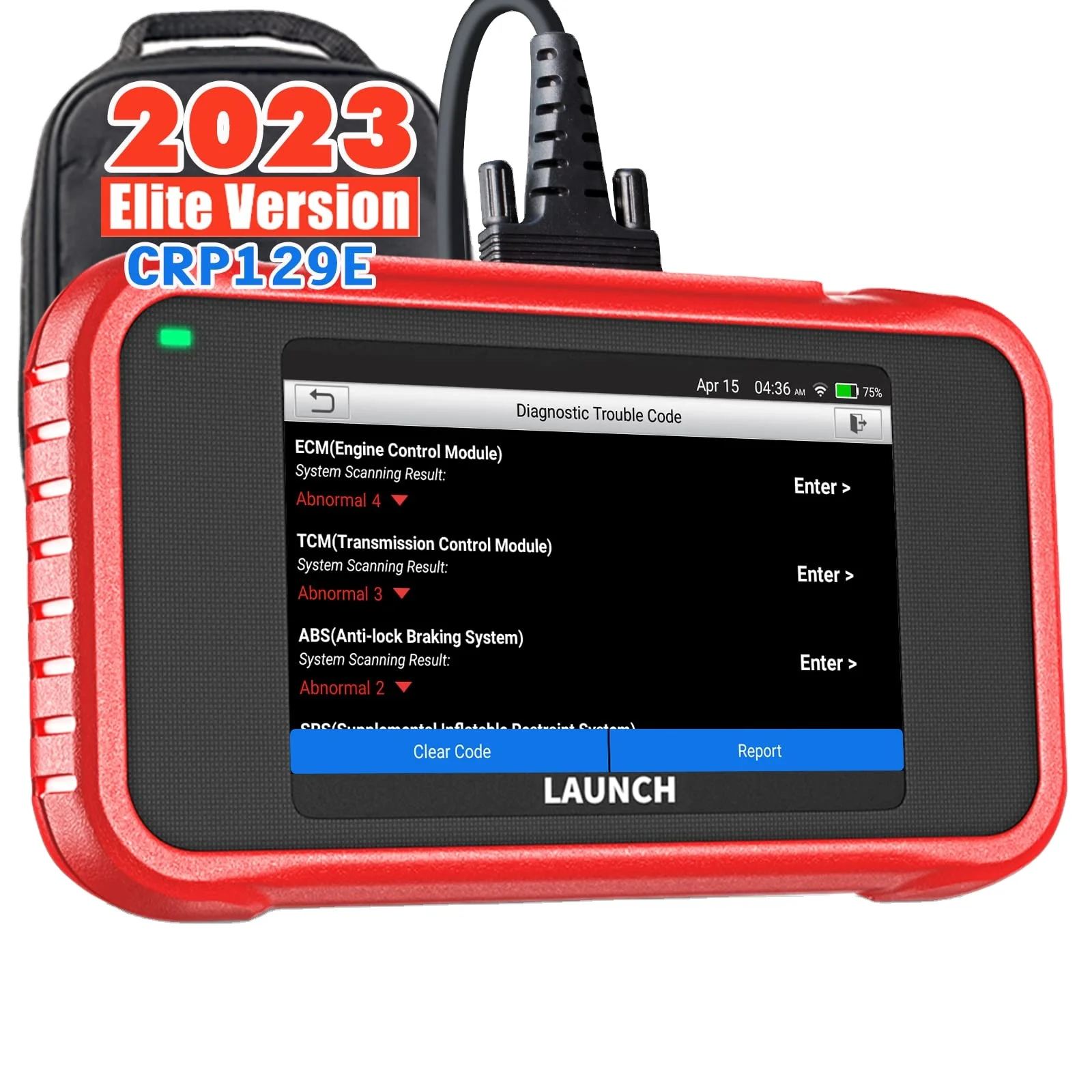 Запуск X431 CRP129E V2.0 OBD2 инструмент для автомобильного двигателя ABS SRS TCM считыватель кодов Диагностический Сканер Auto OBD EOBD