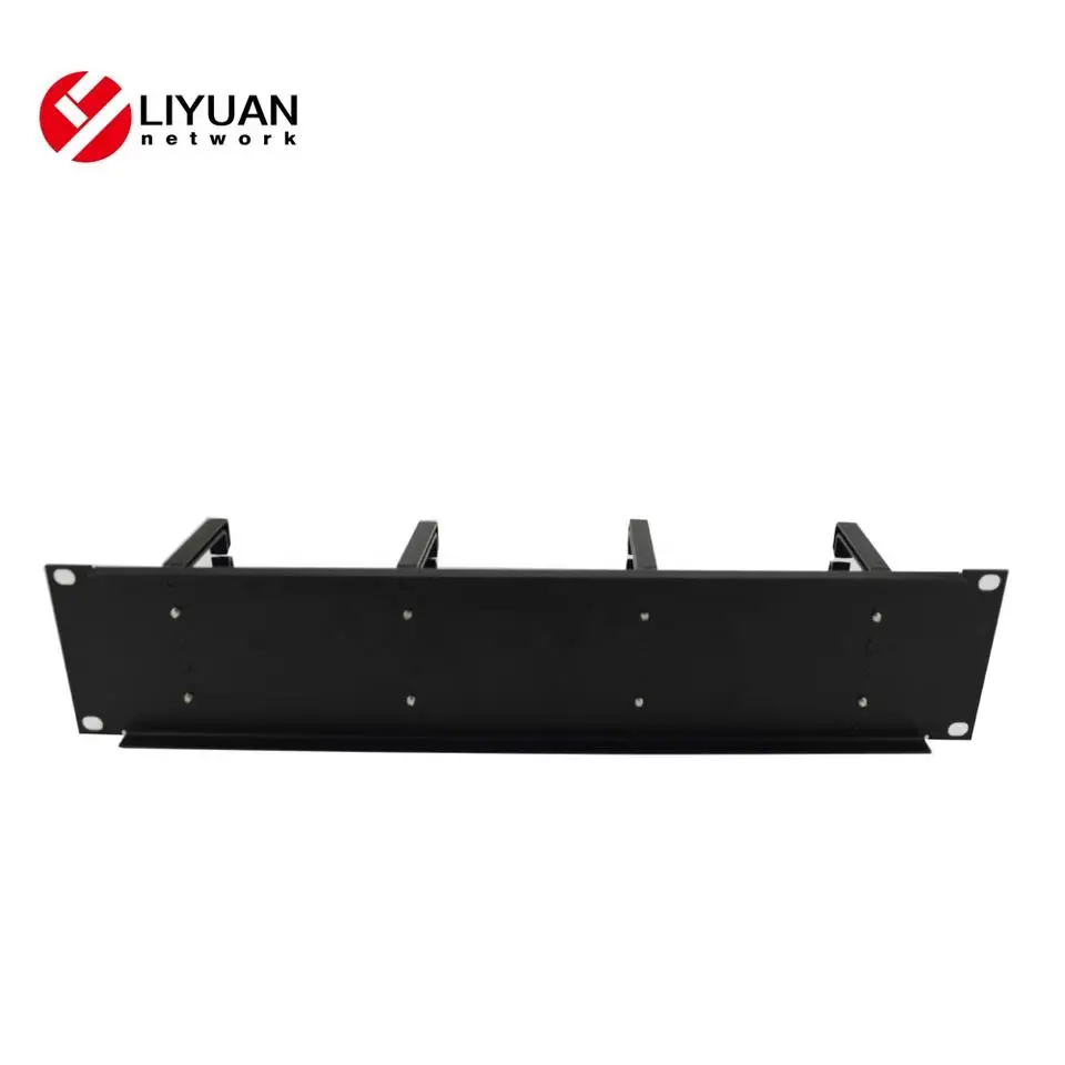 10 Inches 1U Patch cable management with Metal Cover