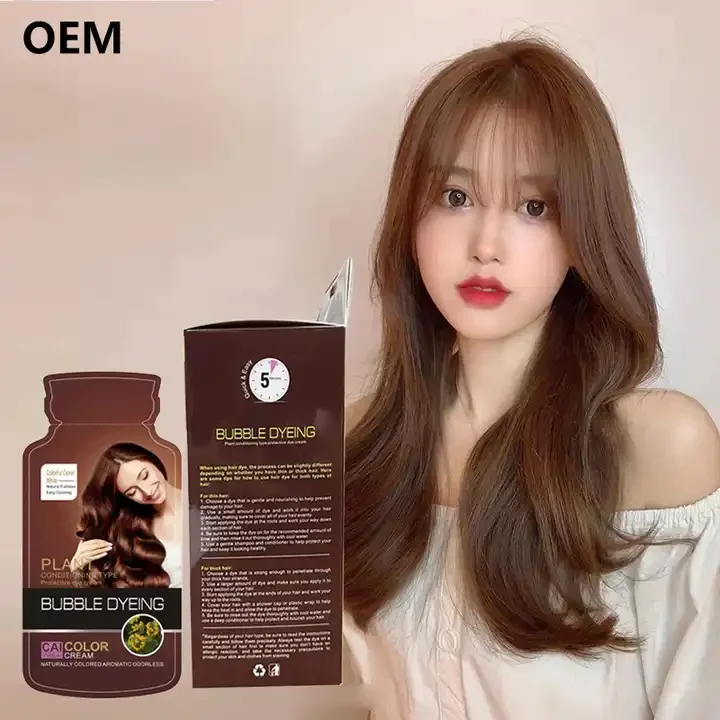 black hair dye shampoo 3 in 1  hair dye color semi- permanent natural hair dye natural black