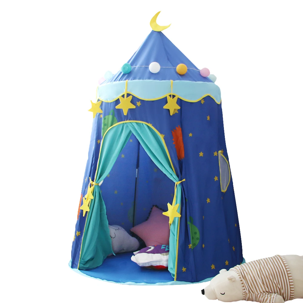 
Kids Tents Indoor Gypsophila Peach Skin Children Castle Tent Play House For Toy Tents 