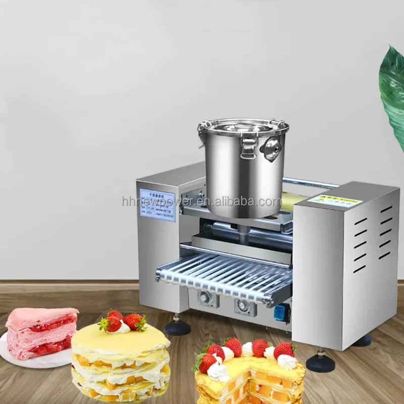 Good Quality Crepe Cake Machine Sponge Layer Cake Machine Roast duck pancake Egg Roll Making Machine