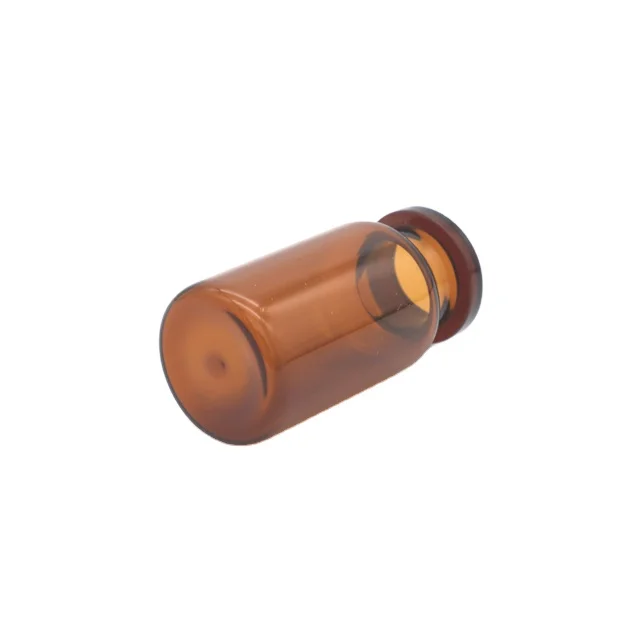 Amber 8ml tubular glass vial injection bottle