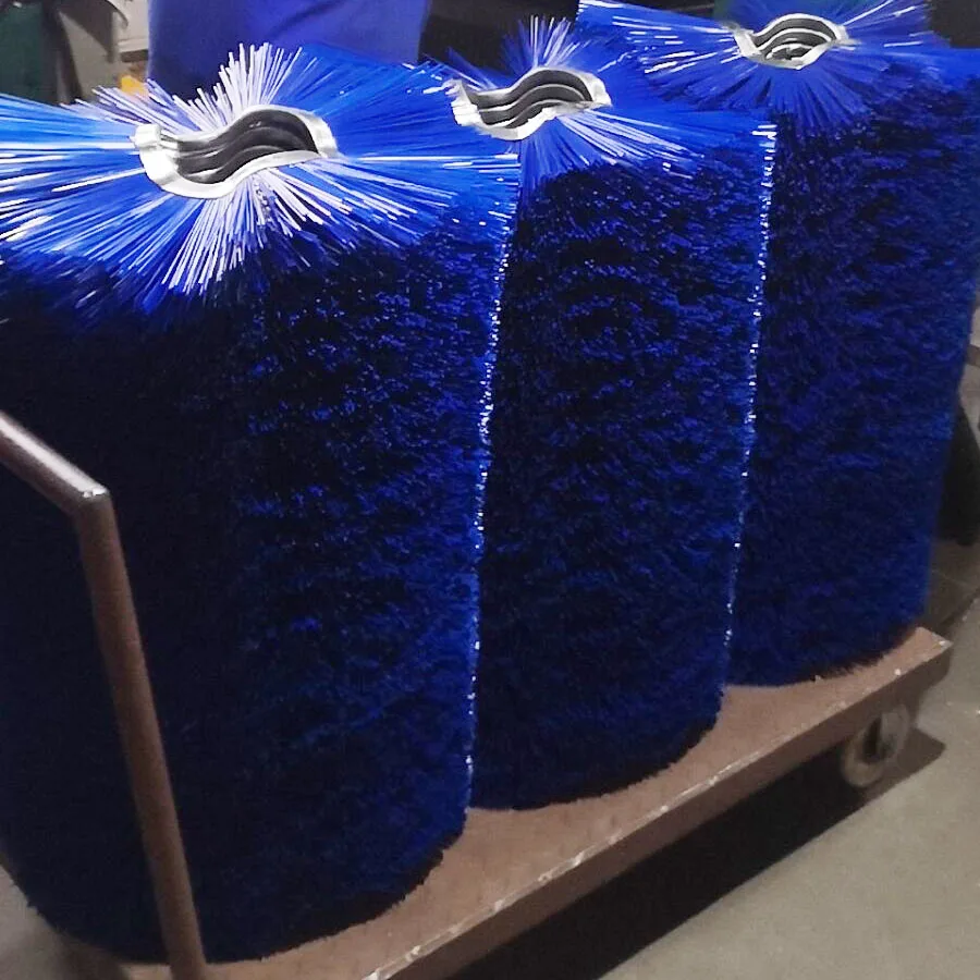 PP Road Broom on Skid Loader for Cleaning and Snow Removing