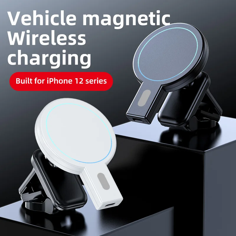 Pd Phone Holder Fast Charge For Mobile Portable Battery Electric Station Magnetic Wireless Car Charger