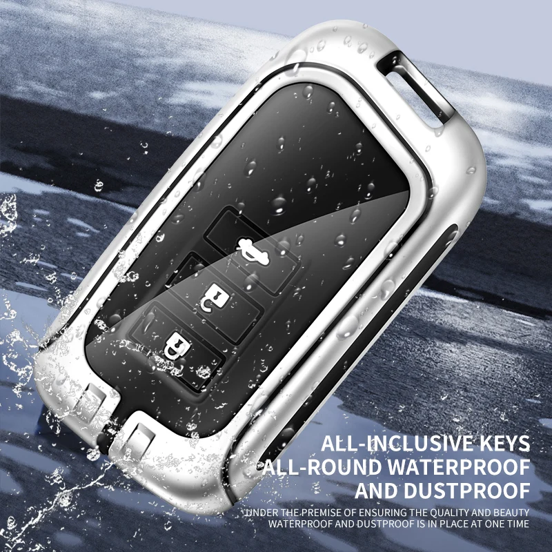 Car Custom Logo Metal Leather Car Key Cover For Lexus NX GS RX IS ES GX LX UX RC 200 250 350 LS 450H 300H Holder Accessories