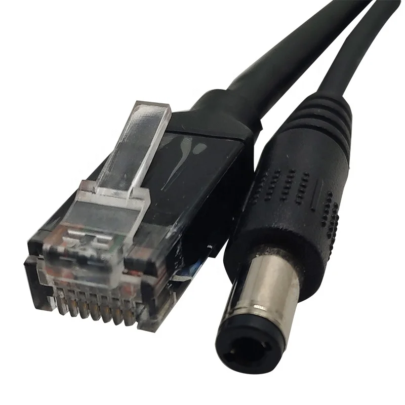 Стандартный сетевой кабель с разъемом RJ45 «Папа-мама» черный Сетевой удлинитель кабелем