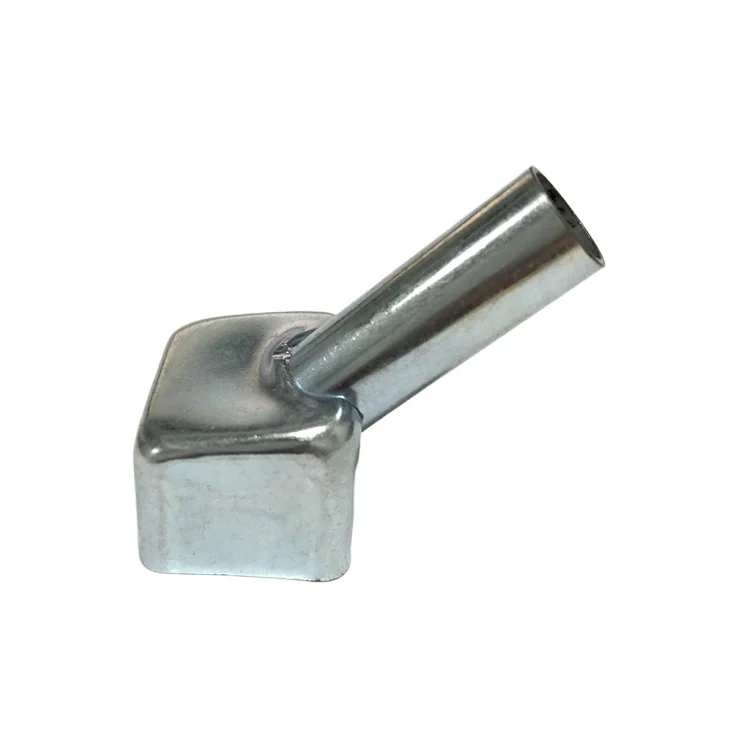 Steel Connection Caps Sheet Metal Fabrication Metal Stamping Drawing Zinc Plating Heater Parts