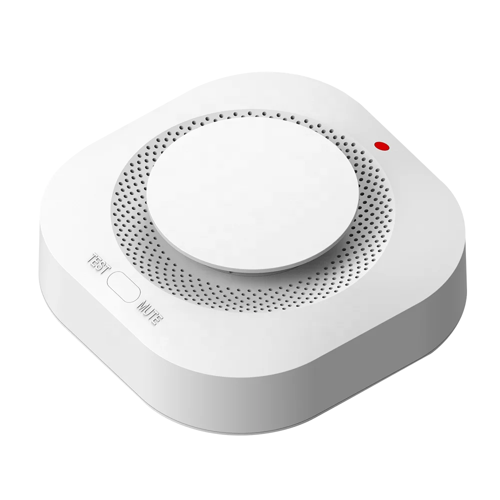 Home Fire Security Alarm System Wireless 433MHz 9V Battery Powered Smoke Detector Alarm