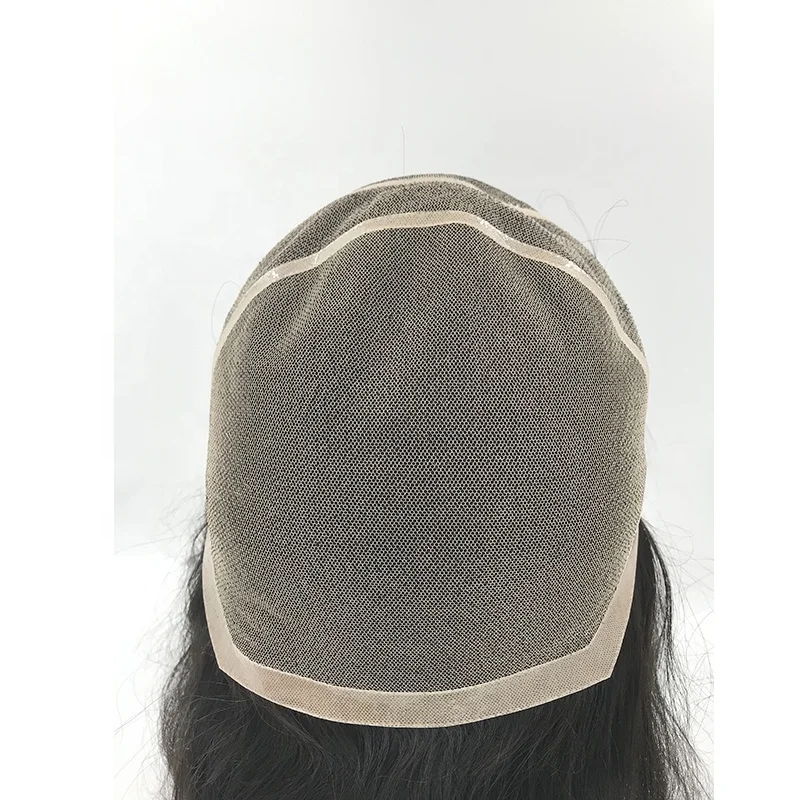 natural hairline hidden knots 12inch unprocessed virgin human hair lady wig 5x5 silk base top lace wig with poly coat perimeter