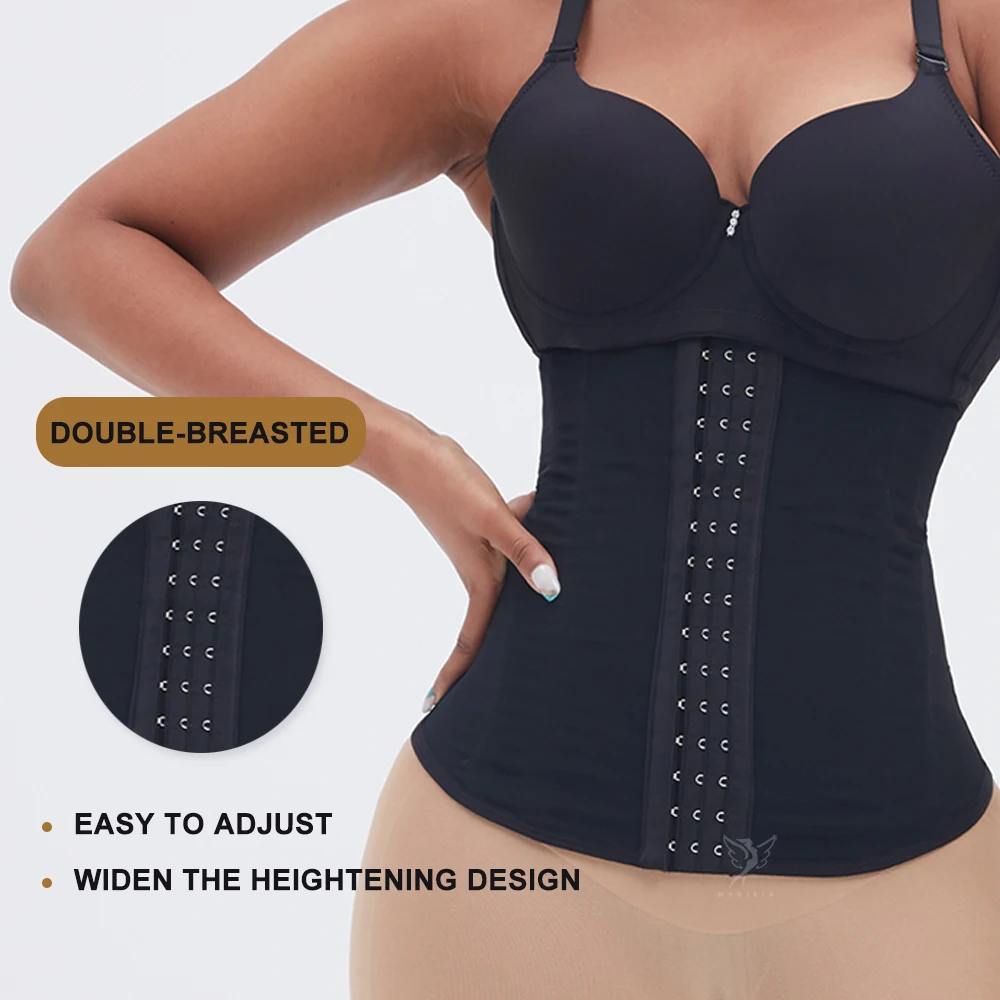 Hygieia Faja Hook 8 steel Postpartum gathering belly Curvy Corset Colombian Hourglass Flat Belly Sheath waist trainer for women