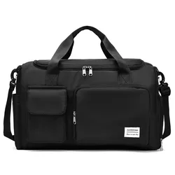 Индивидуальная сумка для спортзала, уличный чемодан, спортивная сумка для спортзала, Женская водонепроницаемая складная дорожная сумка через плечо из ткани Оксфорд, большая дорожная сумка 30 л
