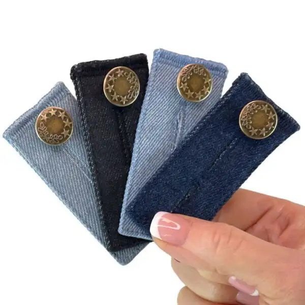 Wholesale 4pack Adjustable Waistband Extender Trousers Button Extenders for Jeans sewing accessories