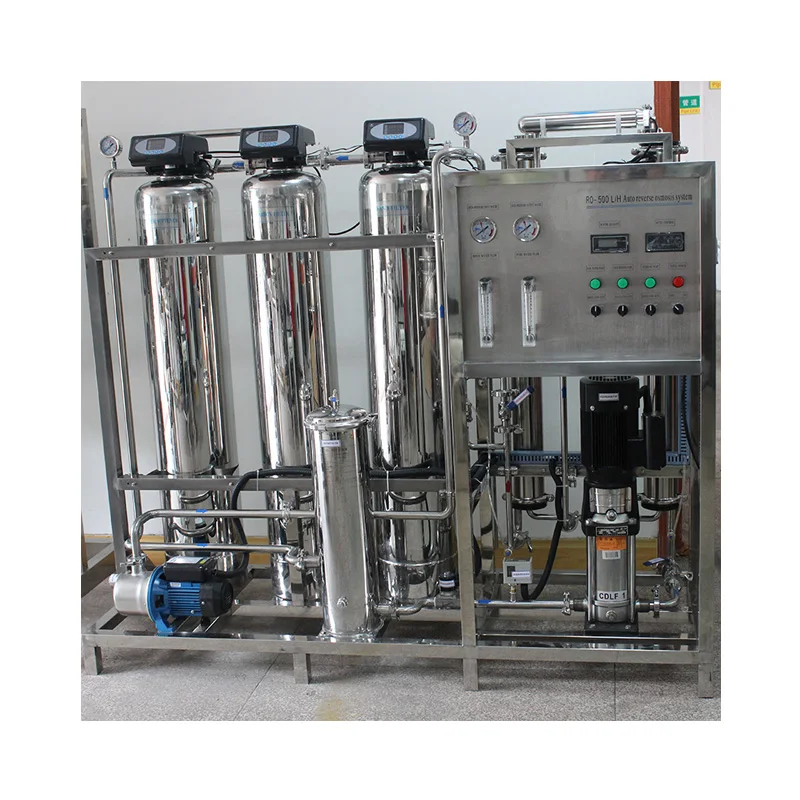 Stainless Steel Reverse Osmosis System 500lph Industrial Machine Ro Purifier Water Filter Plant Treatment Equipment