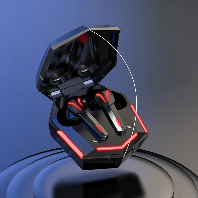 New Trending Wireless Gaming Earphone Ultra Low Latency Headphone Earbud Support Voice Control Dropshipping