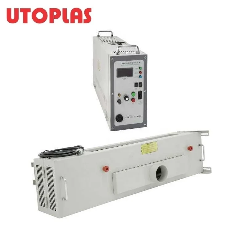 UTOPLAS Brand Best Selling Corona Treatment Machine with Pneumatic Cylinder